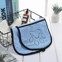HKM-530579 Absorbent Chenilla Pet Bath Towel for Dogs and Cats, Soft & Quick-Drying, 53x22cm