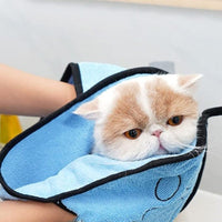 HKM-530579 Absorbent Chenilla Pet Bath Towel for Dogs and Cats, Soft & Quick-Drying, 53x22cm