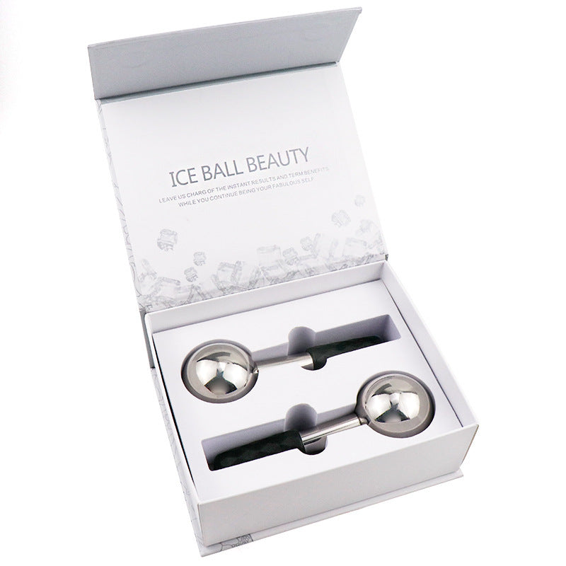 HKM-168659 Stainless Steel Ice Wave Ball for Health Massage and Fitness