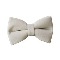 HKM-556883 Milky White Velvet Dog Collar with Alloy Buckle - Adjustable Sizes S, M, L, XL, Comfortable for All Seasons
