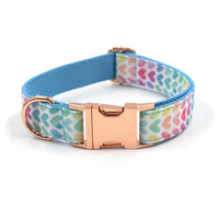 HKM-425491 Stylish Dog Collar and Leash Set with Bow - Adjustable Size Options Available