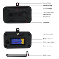 HKM-090515 Outdoor Waterproof Ultrasonic Dog Bark Stopper - Black, Plastic, 311 Model