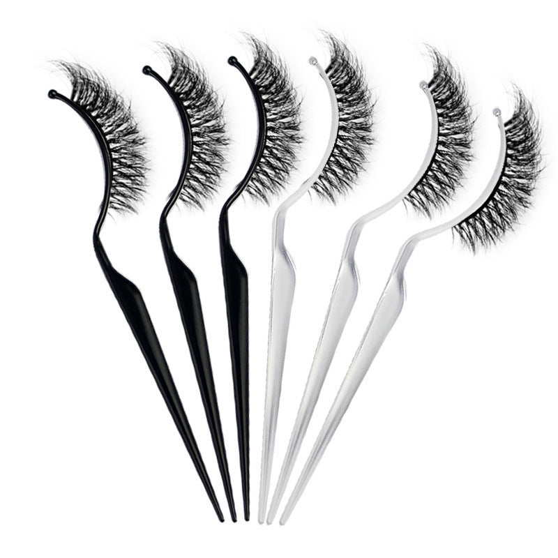HKM-648787 Eyelash Try-On Device with Display Stand and Plastic Stick for Grafting False Eyelashes
