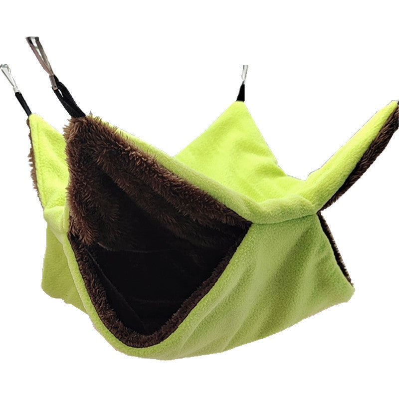HKM-859987 Cozy Plush Warm Nest for Small Pets with Metal Clips - Available in Two Sizes