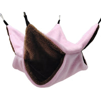 HKM-859987 Cozy Plush Warm Nest for Small Pets with Metal Clips - Available in Two Sizes