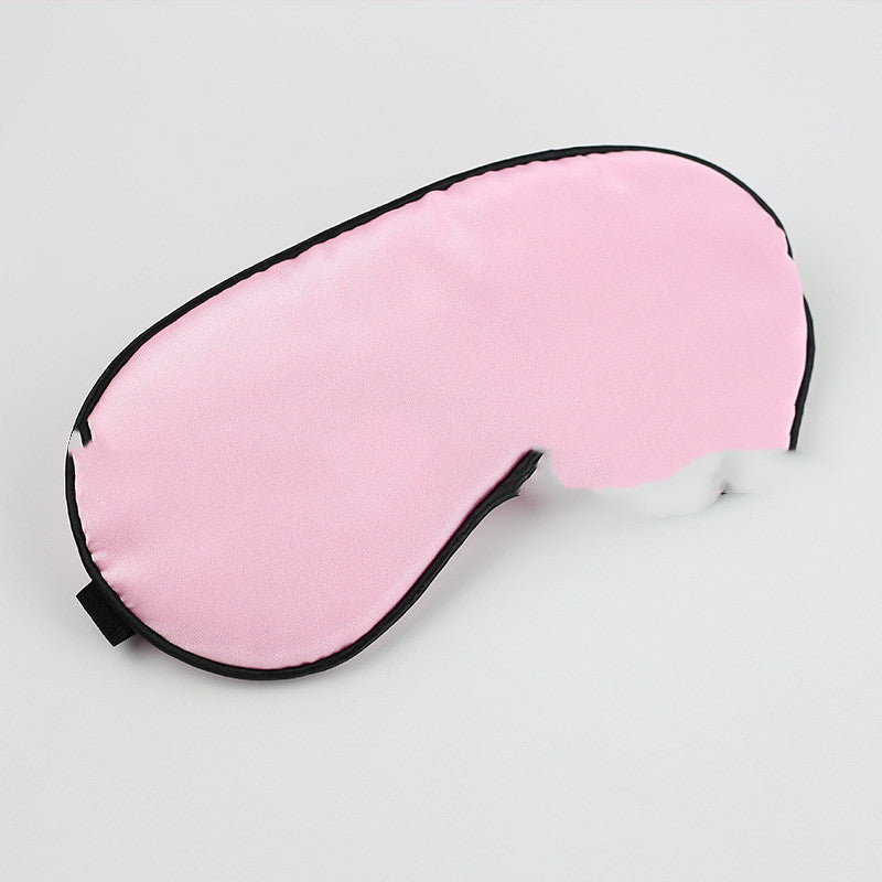 HKM-690643 Silk Sleep Eye Mask with Padded Shade for Travel and Relaxation