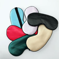 HKM-690643 Silk Sleep Eye Mask with Padded Shade for Travel and Relaxation