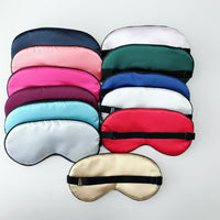 HKM-690643 Silk Sleep Eye Mask with Padded Shade for Travel and Relaxation