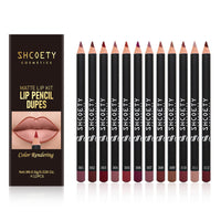 HKM-909779 12-Piece Matte Lipstick and Lip Liner Set for Versatile Color Application