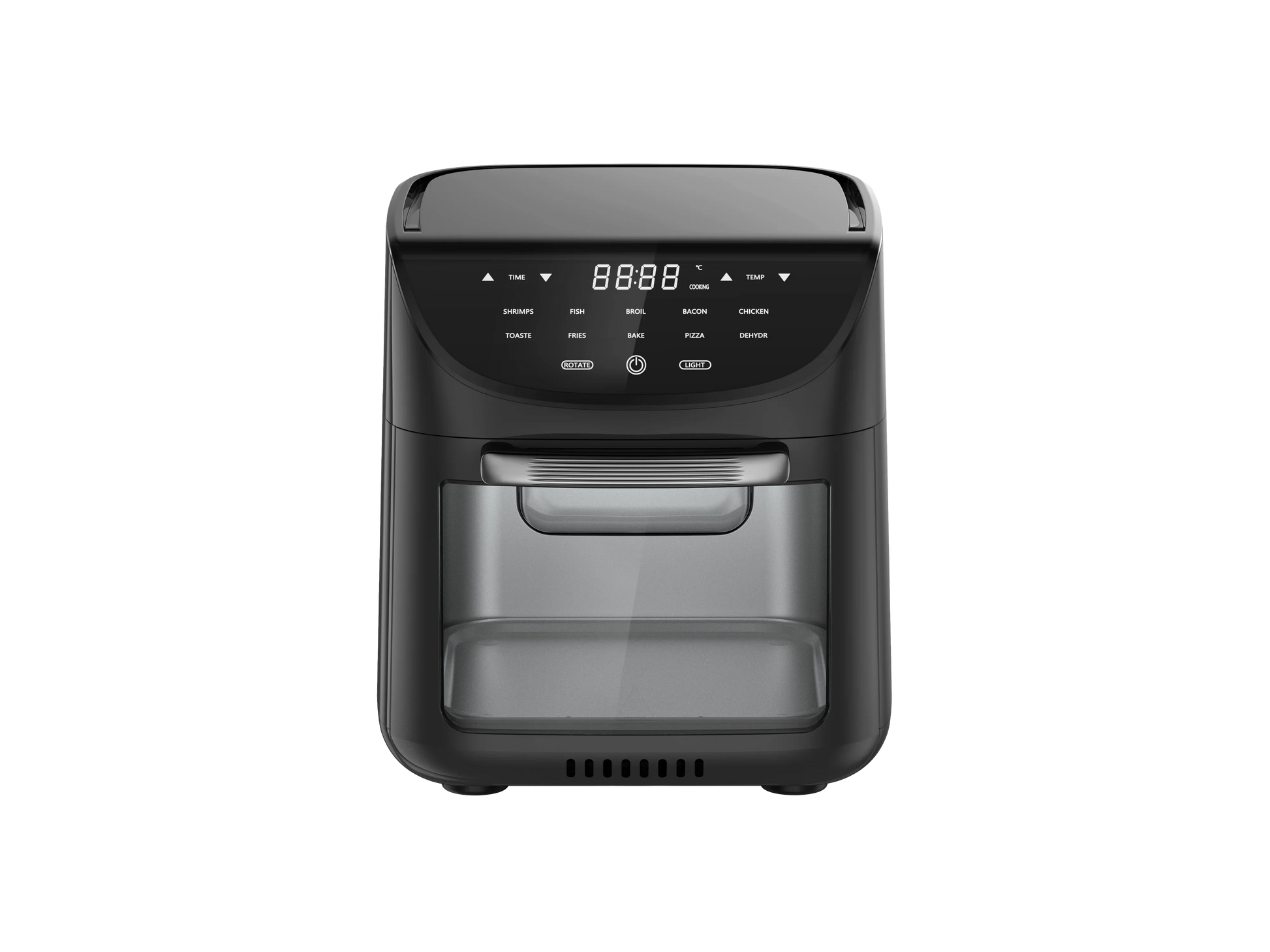 KTX-598099 Oil-Free 9L Air Fryer Oven with One-Touch Digital Controls and Presets for Cooking Chicken and French Fries