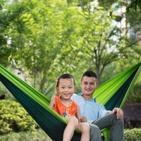 HKM-551443 Portable 300x200cm Nylon Outdoor Double Hammock for Relaxation and Leisure
