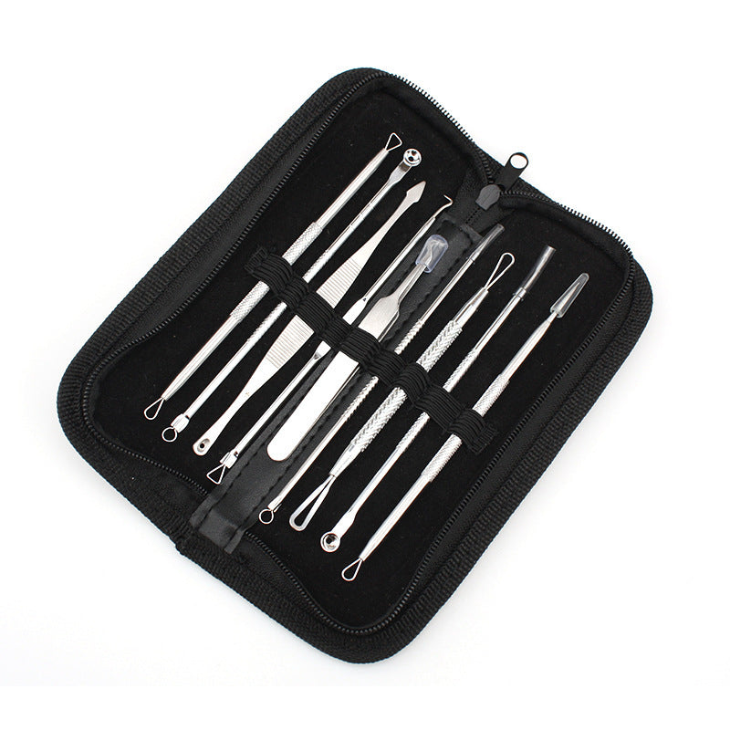 HKM-623955 Stainless Steel Acne and Blackhead Removal Needle Set