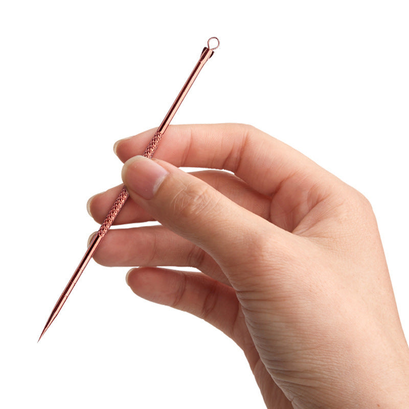 HKM-623955 Stainless Steel Acne and Blackhead Removal Needle Set