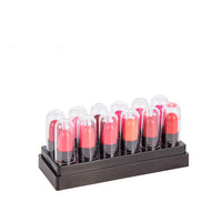 HKM-203539 12 Color Moisturizing Lipstick Set - Diminishes Lip Lines & Lasting Color, 90x36x43mm