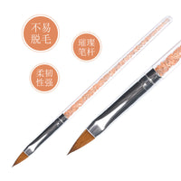 HKM-343763 Crystal Nail Art Tools Set – 7 Diamond Tip Pens in Various Sizes for Precision Design