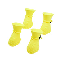 HKM-379091 Dog Non-Slip Soft Shoes for Puppies - Multi-Color Pet Shoe Covers (Set of 4)