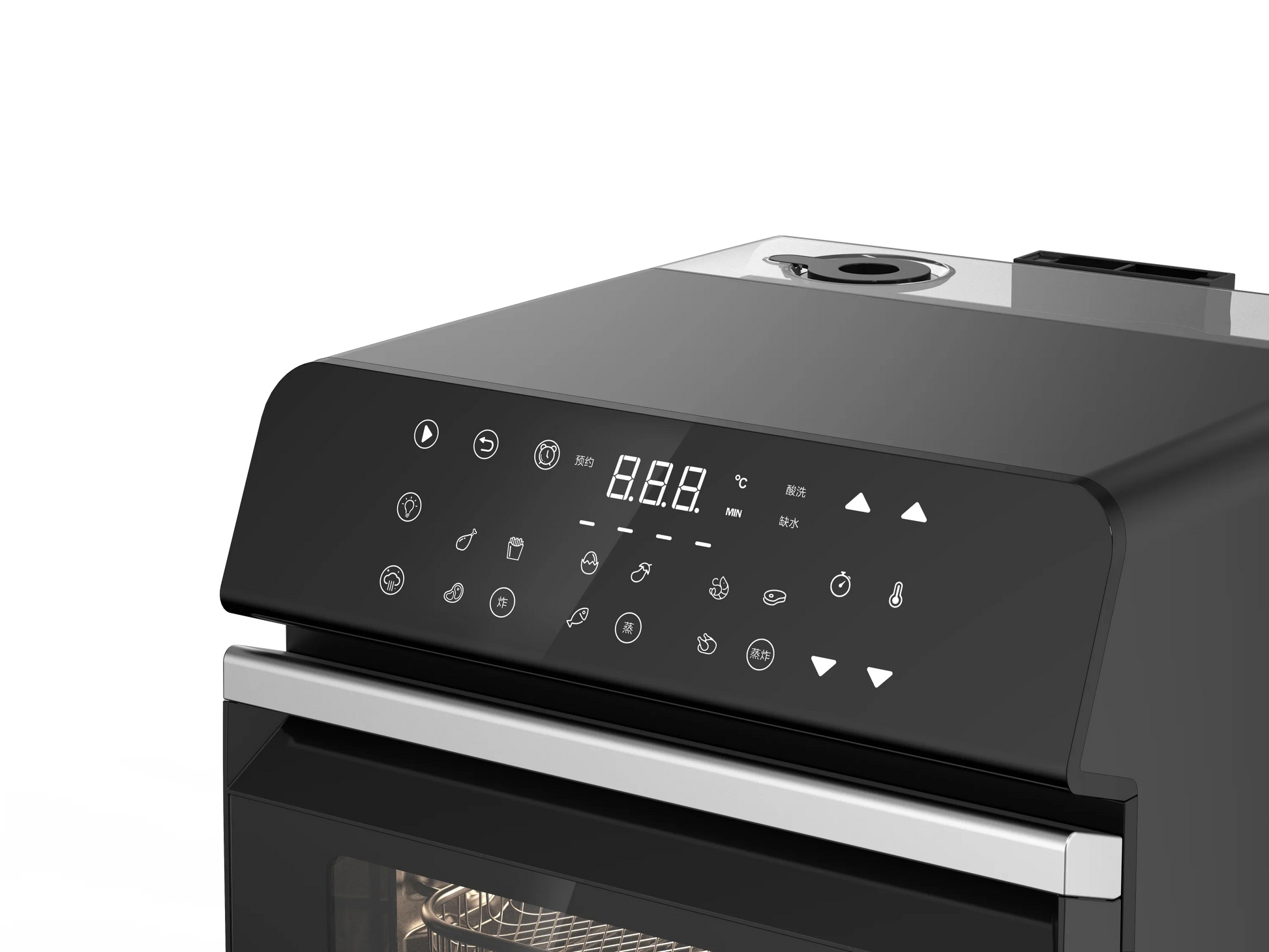 KTX-351763 Large Capacity 9.6L Steam Air Fryer with Visible Cooking Window for Home and Commercial Use