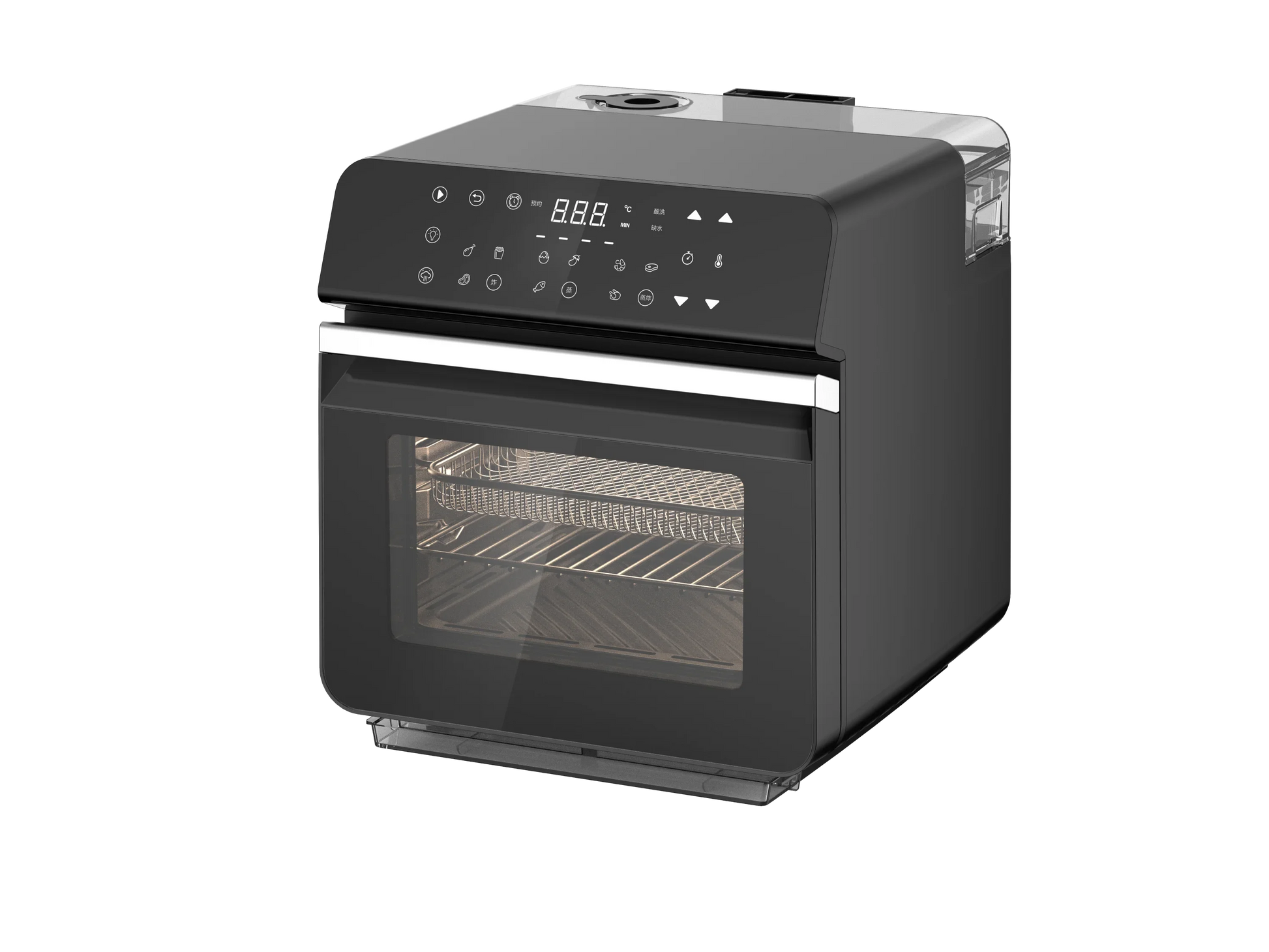 KTX-351763 Large Capacity 9.6L Steam Air Fryer with Visible Cooking Window for Home and Commercial Use