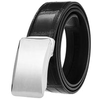 HKM-735059 Simple Stainless Steel Buckle Belt - Adjustable Fashion Accessory