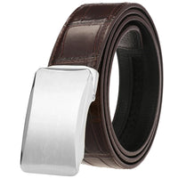 HKM-735059 Simple Stainless Steel Buckle Belt - Adjustable Fashion Accessory