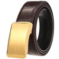 HKM-735059 Simple Stainless Steel Buckle Belt - Adjustable Fashion Accessory
