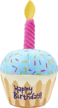 HKM-549459 Plush Birthday Cake and Gift Box Dog Toy Set for Playtime Fun