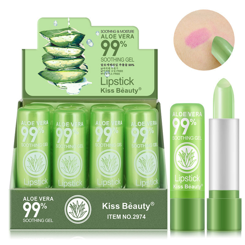 HKM-235155 Color-Changing Aloe Vera Lip Balm for Moisturized Lips