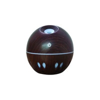 HKM-095891 Colorful LED Night Light Humidifier with Dark and Light Wood Grain Finishes