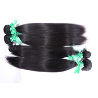 HKM-018643 Natural Color Indian Hair Straight Weave for All Skin Tones and Face Shapes - Available in Multiple Lengths