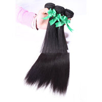 HKM-018643 Natural Color Indian Hair Straight Weave for All Skin Tones and Face Shapes - Available in Multiple Lengths