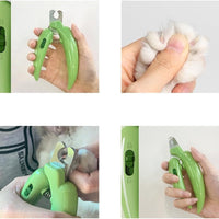 HKM-562515 Stainless Steel Pet Nail Clippers with Anti-Splash Baffle for Cats and Dogs