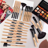 HKM-069011 Portable 32-Piece Travel Makeup Brush Set for On-the-Go Application