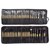 HKM-069011 Portable 32-Piece Travel Makeup Brush Set for On-the-Go Application