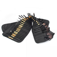 HKM-069011 Portable 32-Piece Travel Makeup Brush Set for On-the-Go Application