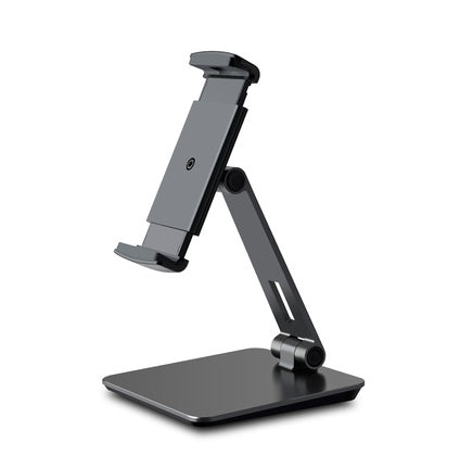 KTX-237459 Folding Mobile Phone and Tablet Stand with 360° Rotation and Anti-Slip Silicone Protection