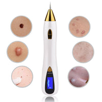HKM-340883 Mini Mole Spot Remover Pen - Portable Skin Treatment Tool with Multiple Needle Options and USB Charging