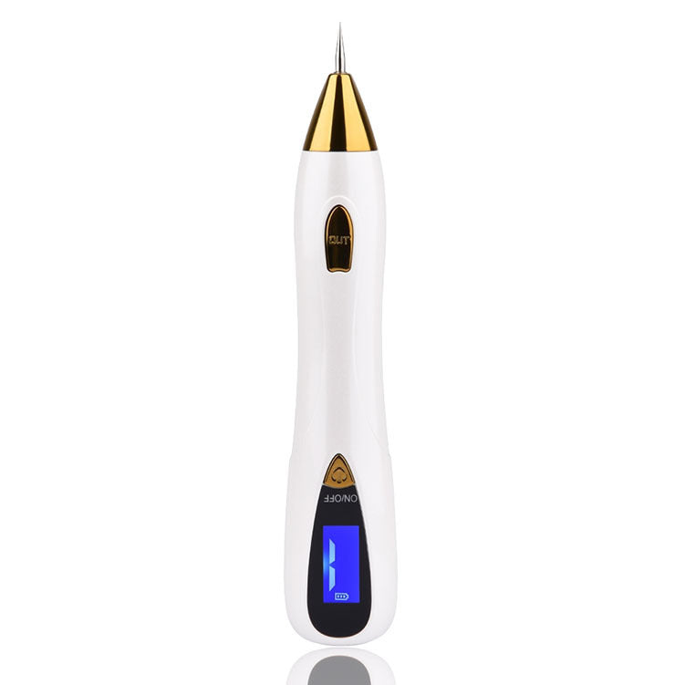 HKM-340883 Mini Mole Spot Remover Pen - Portable Skin Treatment Tool with Multiple Needle Options and USB Charging
