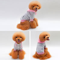HKM-607955 Cozy Cotton Pet Hoodie with Adjustable Fit for Winter Wear
