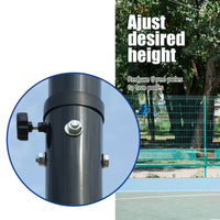 HKM-211091 Adjustable Portable Basketball Hoop with PC Backplate, Large Base & Wheels - 4.43 to 10 ft