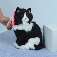HKM-463059 Small Pet Grooming Comb ¨C Silicone Trimmer Brush for Rabbits, Guinea Pigs, and Chinchillas