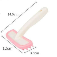 HKM-463059 Small Pet Grooming Comb ¨C Silicone Trimmer Brush for Rabbits, Guinea Pigs, and Chinchillas