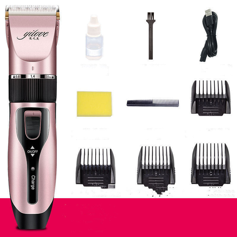 KTX-158675 Dual-Purpose Electric Hair Clipper Set with Ceramic Blades and Waterproof Design for Children and Adults