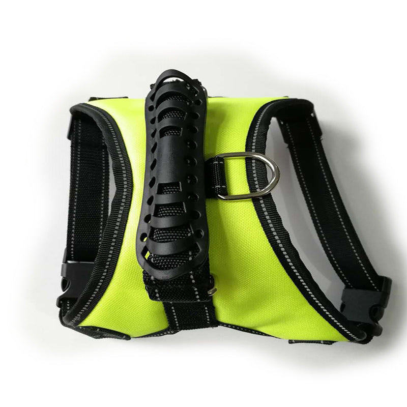 HKM-104723 Comfortable No-Strangle Dog Chest Strap Made of Oxford Cloth, EVA, and Mesh for All Dog Sizes
