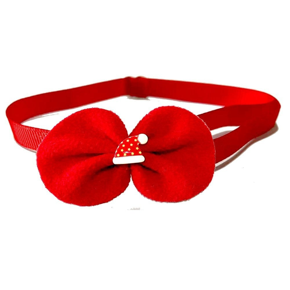 JMT-635978 Christmas Pet Costume: Cozy Double-Sided Velvet Cloak, Scarf, and Hat Set for Warm Holiday Style