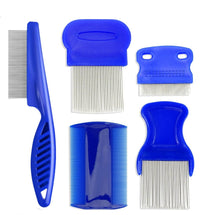 HKM-165843 Stainless Steel Pet Flea Comb Set - 4-Piece Durable Grooming Tools