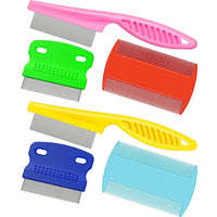 HKM-165843 Stainless Steel Pet Flea Comb Set - 4-Piece Durable Grooming Tools