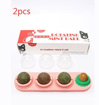 HKM-298195 Rotating Licking Music Cat Toy with Catnip and Multiple Flavor Balls