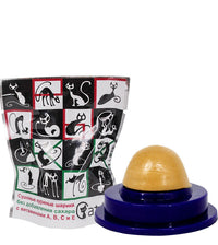 HKM-298195 Rotating Licking Music Cat Toy with Catnip and Multiple Flavor Balls