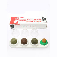 HKM-298195 Rotating Licking Music Cat Toy with Catnip and Multiple Flavor Balls