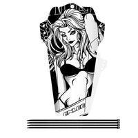 HKM-344787 Universal Mountain Bike Mudguard with Carbon Fiber Pattern Design